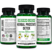 SiberianGreen.com Herbal Prostate Detox Siberian Green 60 Caps – Saw Palmetto Burdock Pumpkin Herbs White Smoke