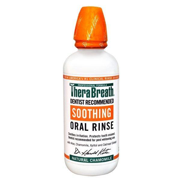 TheraBreath TheraBreath Soothing Alcohol-Free Oral Rinse, Chamomile, 0.47 L Oral Care