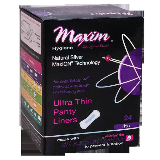 Maxim Maxim MaxION Ultra Thin Panty Liners, Light, 24 Ct, Hygiene Products Bath & Body