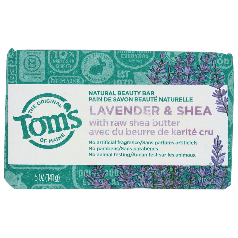 Tom's of Maine Tom's of Maine Beauty Bar Soap Lavender Tea Tree 5 Oz Bar Soap