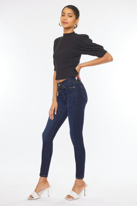 Mid Rise Basic Super Skinny Jeans