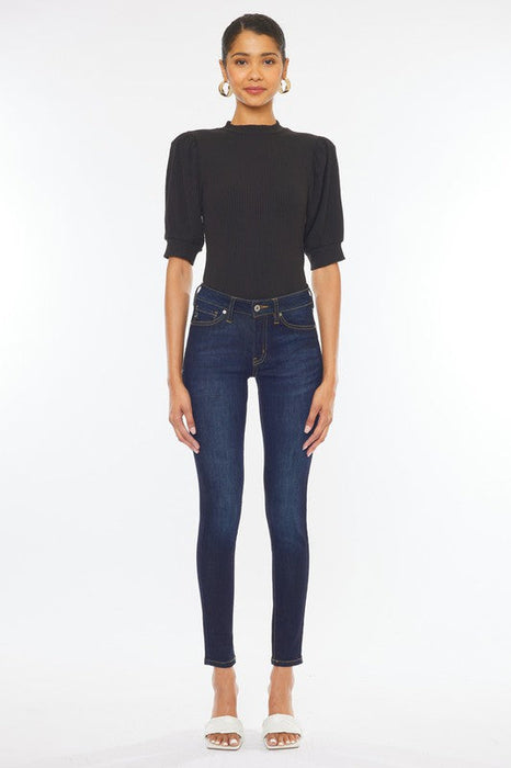 Mid Rise Basic Super Skinny Jeans