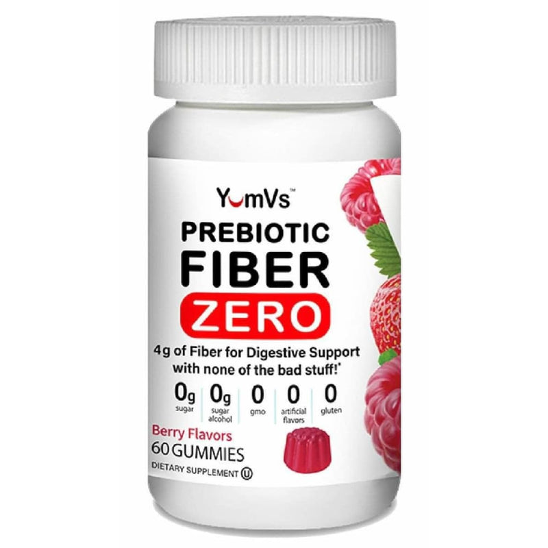 Yum Vs Yum Vs Prebiotic Fiber, Zero, Gummies, Berry Flavors Vitamins & Supplements