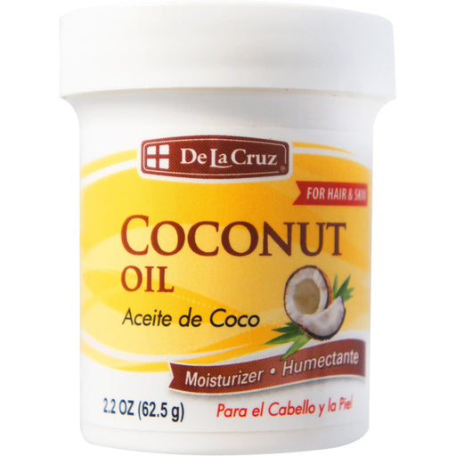 De La Cruz De La Cruz Expeller Pressed Coconut Oil For Dry Skin And Hair Moisturizer 2.2 Oz Lotion & Moisturizer