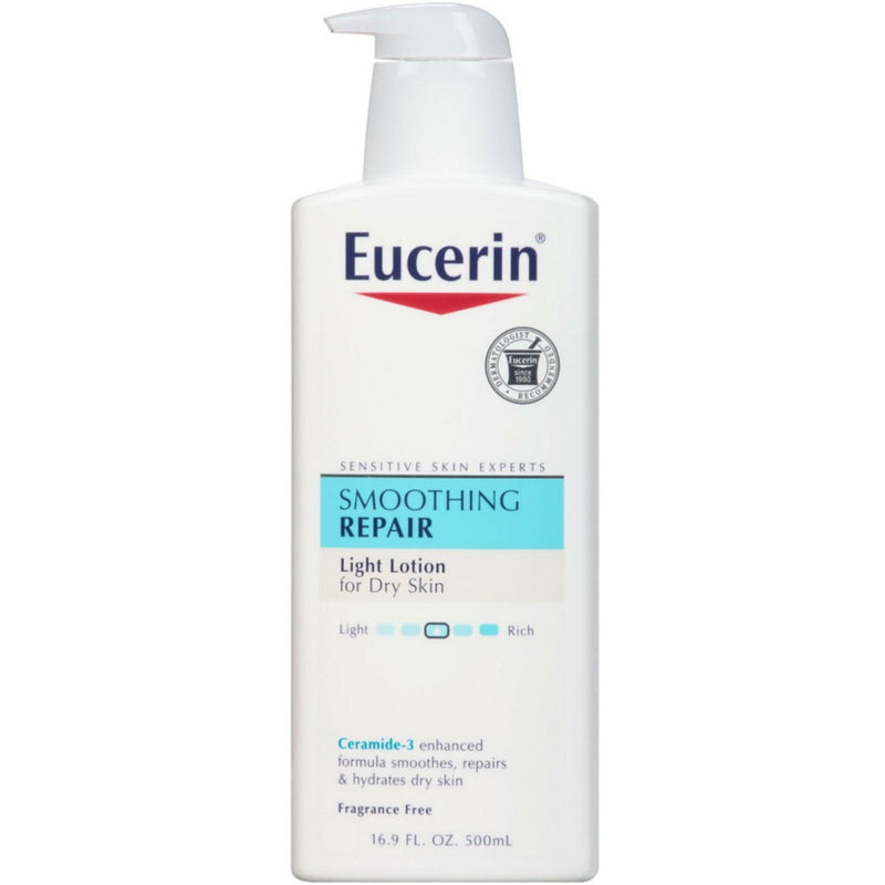 Eucerin Eucerin Lotion, Light Feel, Advanced Repair, Fragrance Free Lotion & Moisturizer