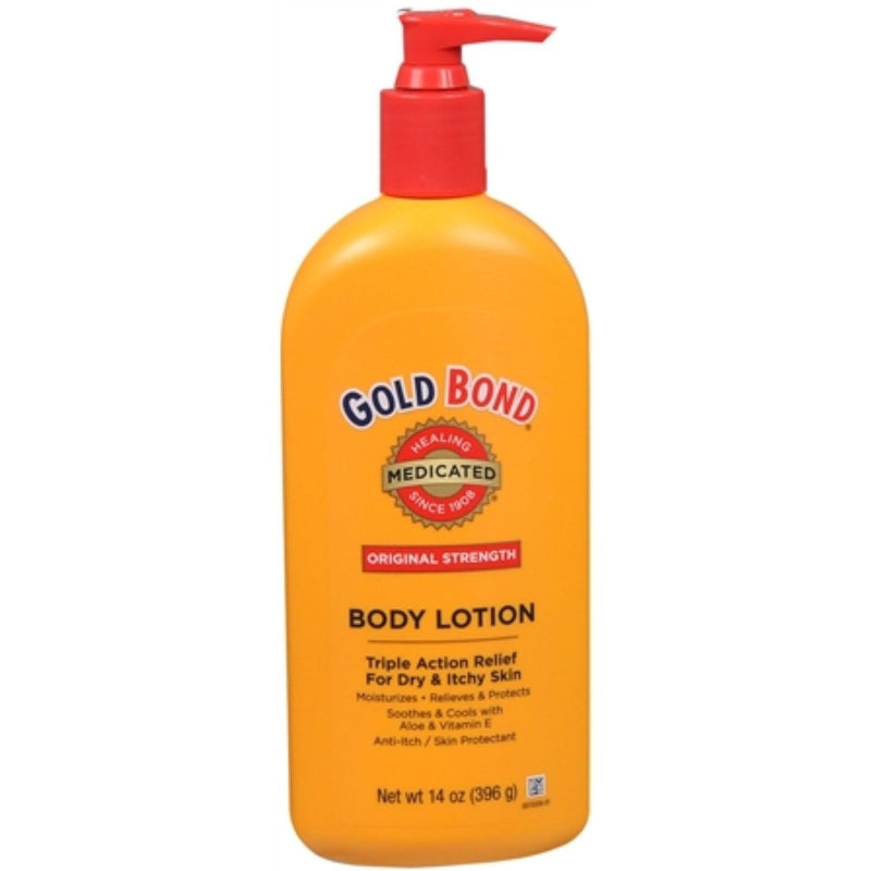 Gold Bond Gold Bond Medicated Body Lotion, Original Strength, 14 Oz Lotion & Moisturizer White Smoke