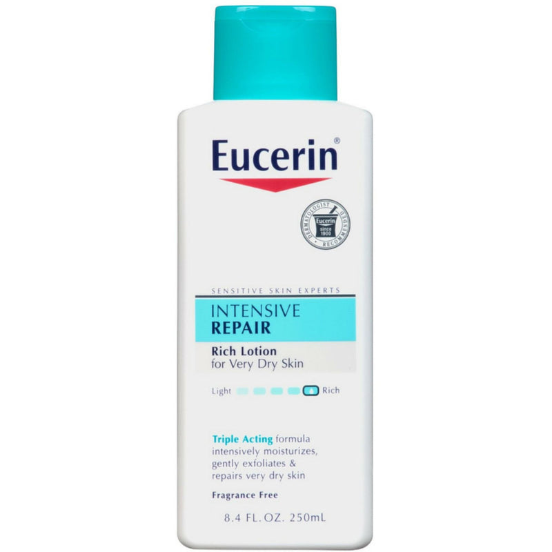 Eucerin Eucerin Intensive Repair Rich Feel Lotion 8.4 Fl. Oz. Squeeze Bottle Lotion & Moisturizer