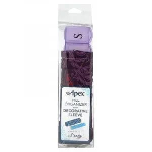 Apex Apex 7-Day AM/PM Pill Tray, 1 Pill Tray Splitters White Smoke