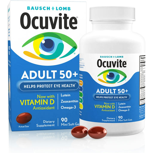 Ocuvite Ocuvite Bausch & Lomb Adult 50+ Eye Vitamin & Mineral Supplement Mini Gels Vitamins & Supplements