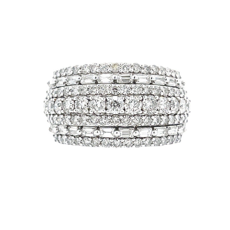 Bids.com 3.00ct Diamond Wedding Band Ring 10KT White Gold Rings
