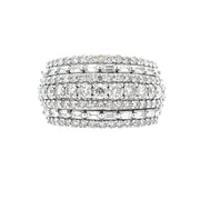 Bids.com 3.00ct Diamond Wedding Band Ring 10KT White Gold Rings
