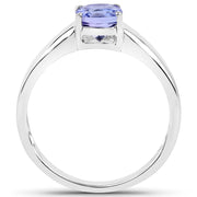 Bids.com 1.05 Carat Genuine Tanzanite .925 Sterling Silver ring Rings