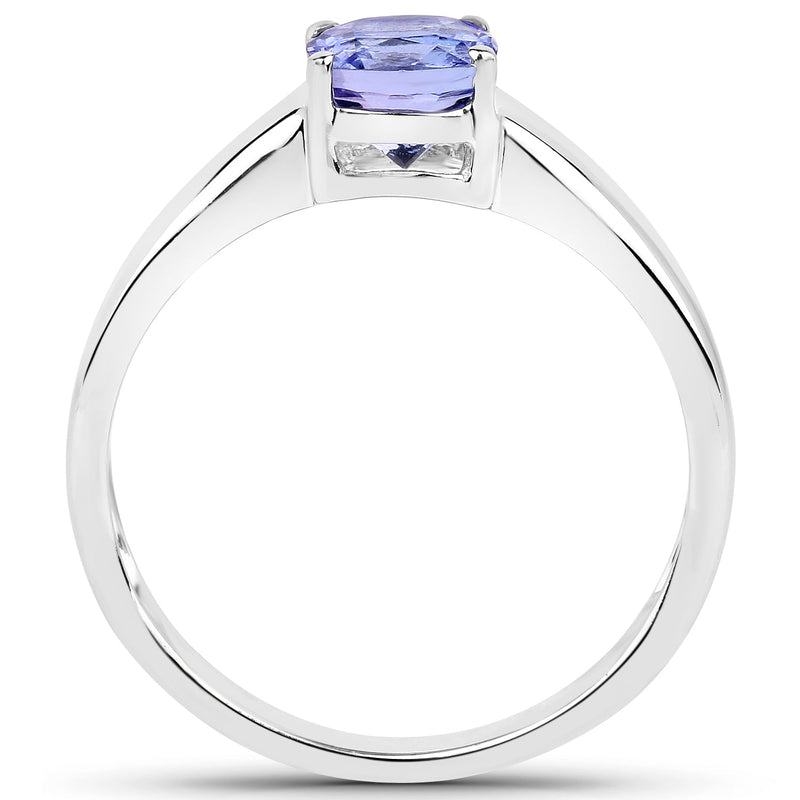 Bids.com 1.05 Carat Genuine Tanzanite .925 Sterling Silver ring Rings