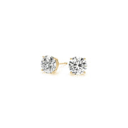Bids.com 1 1/2 cttw Certified IGI Lab Grown Round Diamond Stud Earrings 14k Yellow Gold (G/VS2) Earrings