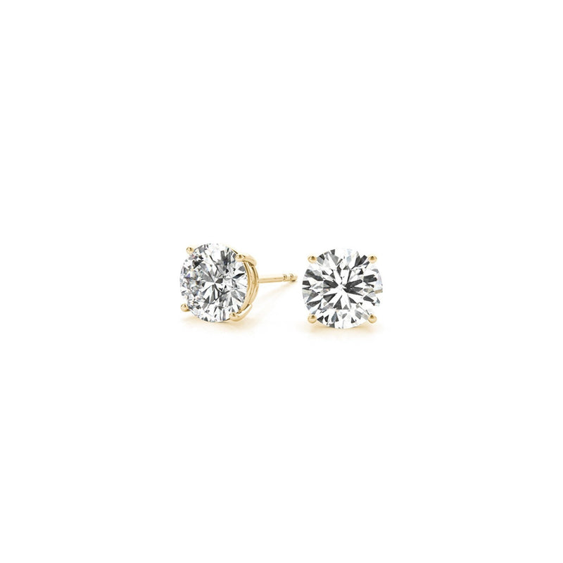 Bids.com 1 1/2 cttw Certified IGI Lab Grown Round Diamond Stud Earrings 14k Yellow Gold (G/VS2) Earrings