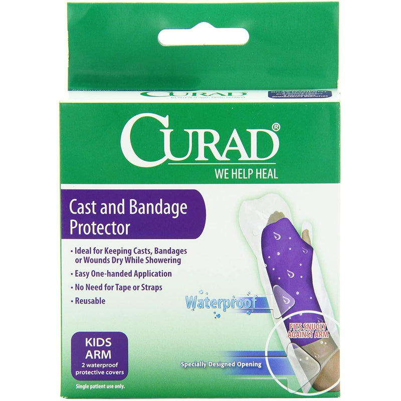 Curad Curad Cast & Bandage Protector Waterproof Kids Arm 2pk Cast & Bandage Protectors
