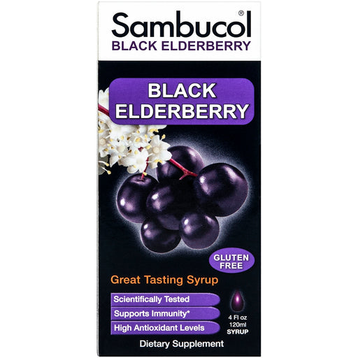 Sambucol Sambucol Immune Syrup, Original Formula, 16,720 Mg, Black Elderberry 4 Fl Oz Vitamins & Supplements