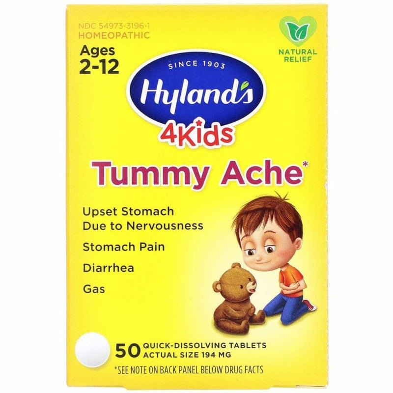 Hyland's Hyland's 4 Kids Tummy Ache Tablets Health & Beauty Yellow
