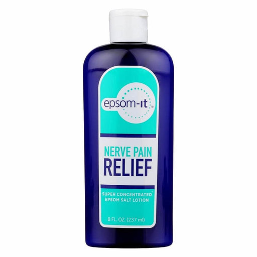 Epsom-It Epsom-It® Muscle & Nerve Pain Relief Lotion – Concentrated Epsom Salt (8 oz) Lotion & Moisturizer White Smoke