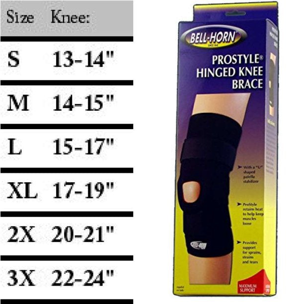 Bell Horn Bell Horn Prostyle Hinged Knee-support XXXL Exercise & Fitness