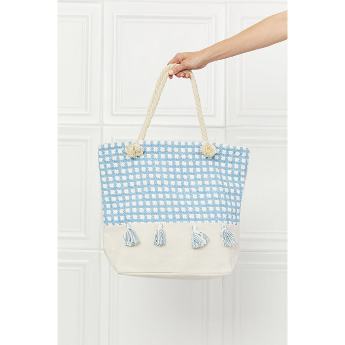 Justin Taylor Picnic Date Tassle Tote Bag