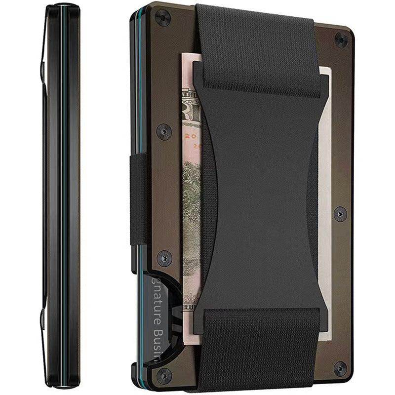 SmartPursue™ Carbon Fiber Wallet - RFID Blocking Metal Card Holder Card Wallet