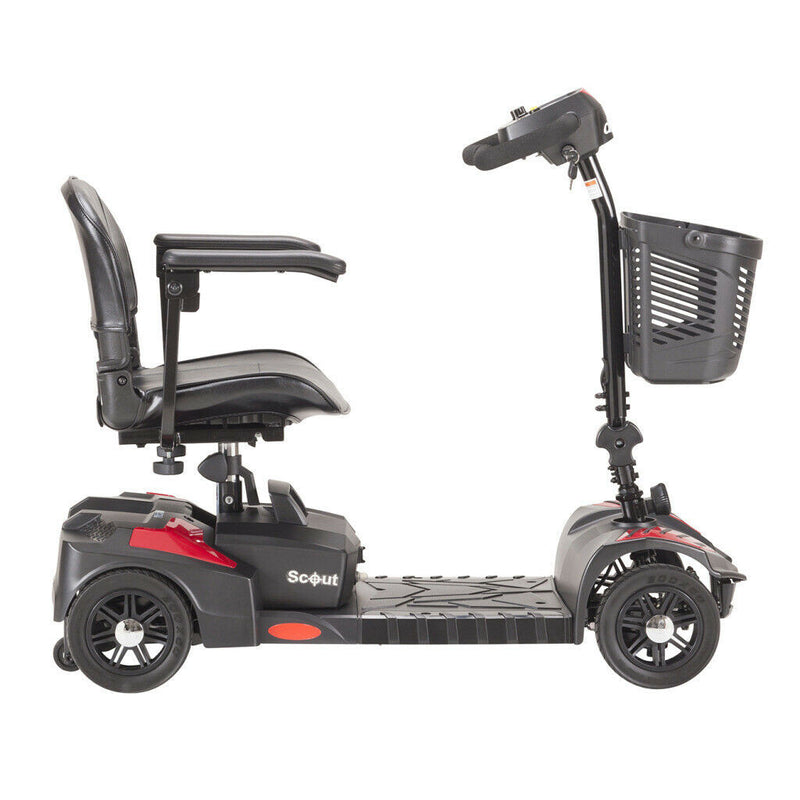 Drive Medical Drive Medical Scout Compact Travel Power Scooter Red Motorcycles & Scooters