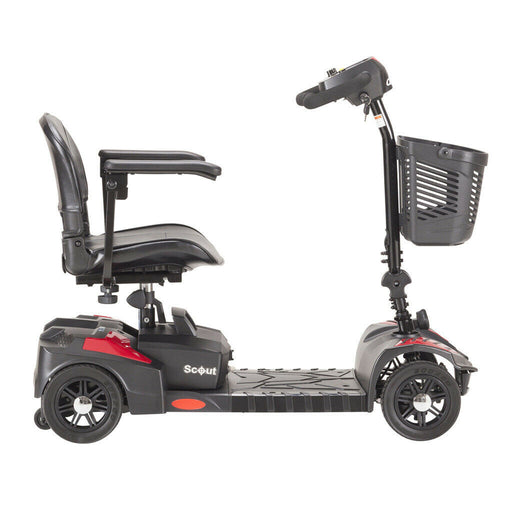 Drive Medical Drive Medical Scout Compact Travel Power Scooter Red Motorcycles & Scooters