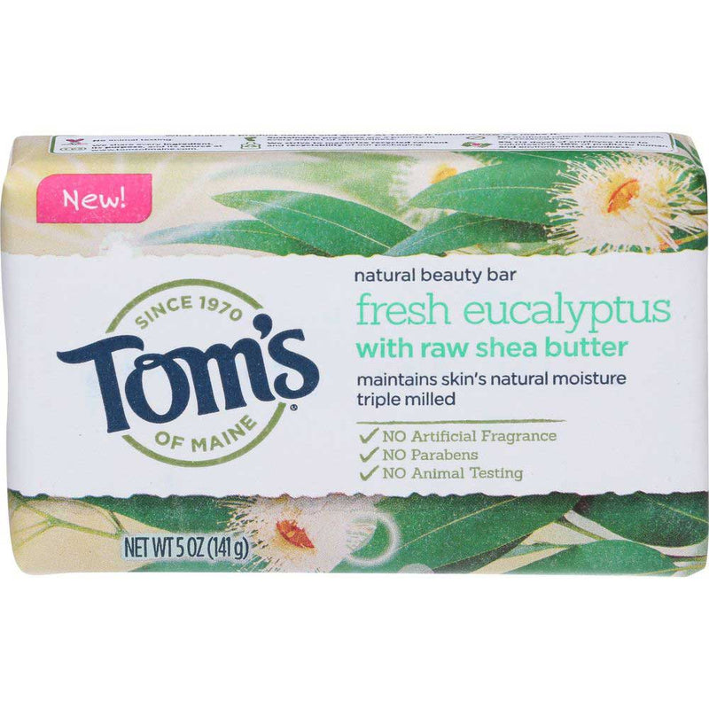Tom's of Maine Tom's of Maine Natural Bar Soap, Fresh Eucalyptus, 5 Oz Bar Soap