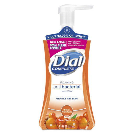 Dial Dial Complete Sea Berries With Omega Moisture Antibacterial Foaming Hand Wash, 7.5 Ounce Pump Bottle Dish Detergent & Soap