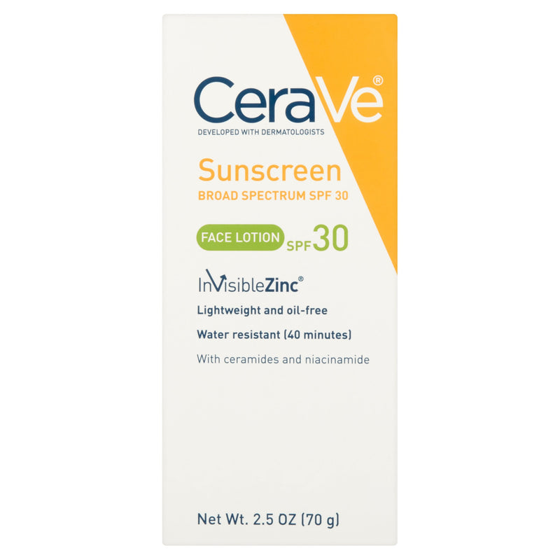 CeraVe CeraVe Sunscreen Face Lotion SPF 30 2.5 Oz Sunscreen Seashell