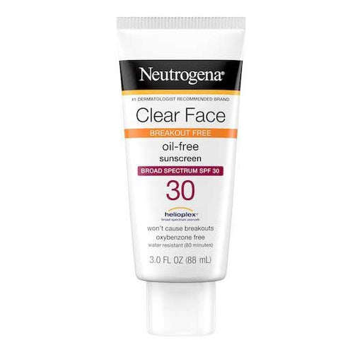 Neutrogena Neutrogena Clear Face Break Out Free SPF 30 Sunscreen Liquid Lotion, 3 Fluid Ounce -- 12 Per Case Lotion & Moisturizer
