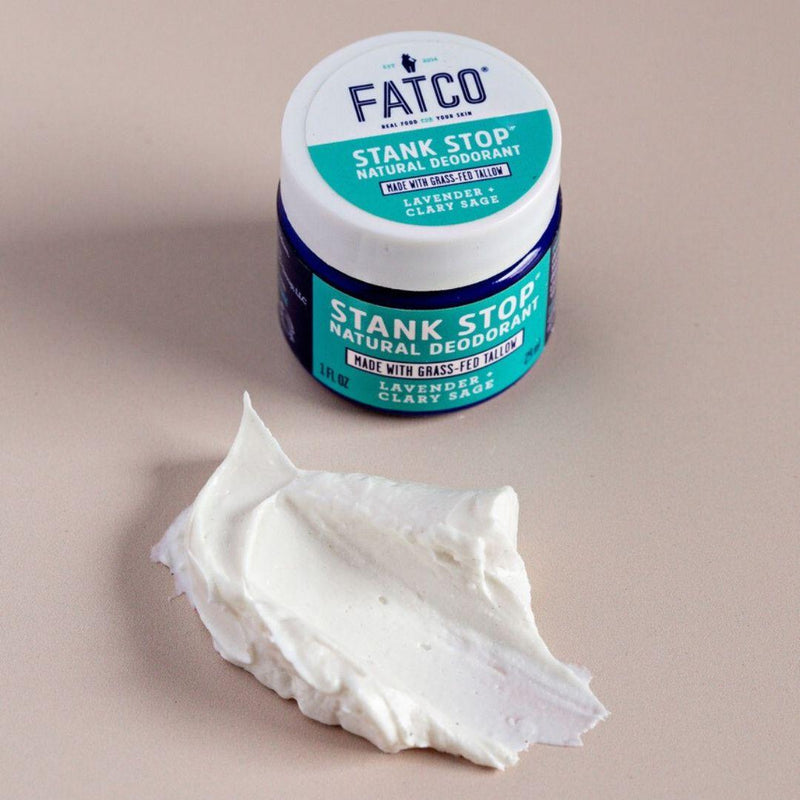 FATCO Skincare Products Stank Stop Cream Deodorant, Lavender+Sage, 1 Oz