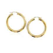Bids.com 14k Yellow Gold Polished Hoop Earrings (40 mm) Earrings