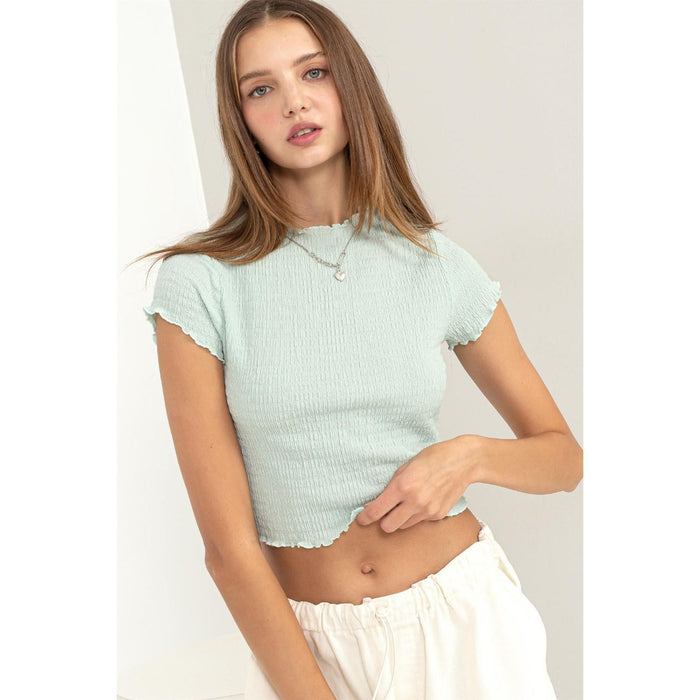 HYFVE Lettuce Hem Crop Top