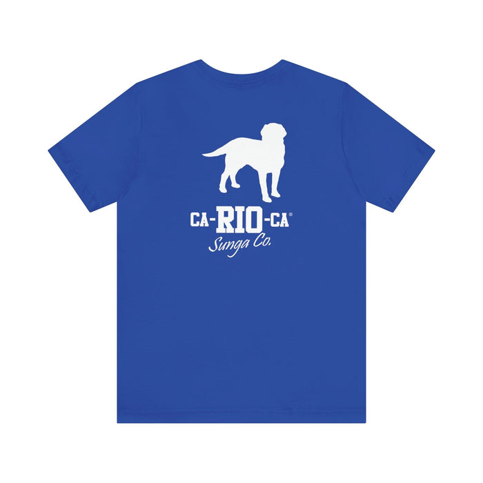 CA-RIO-CA LOGOTIPO WHITE PRINT TEE - MEN'S TANK TOP