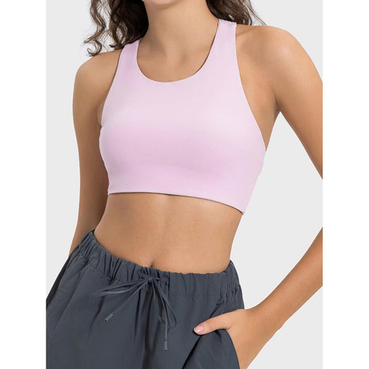 Cutout Round Neck Active Tank