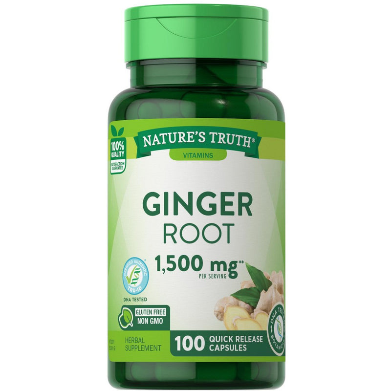 Nature's Truth Nature's Truth Ginger Root 550 Mg Herbal Supplement - 100 Capsules Vitamins & Supplements