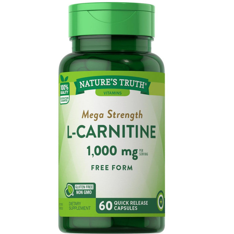 Nature's Truth Nature's Truth L-Carnitine 500 Mg Dietary Supplement - 60 Capsules Vitamins & Supplements