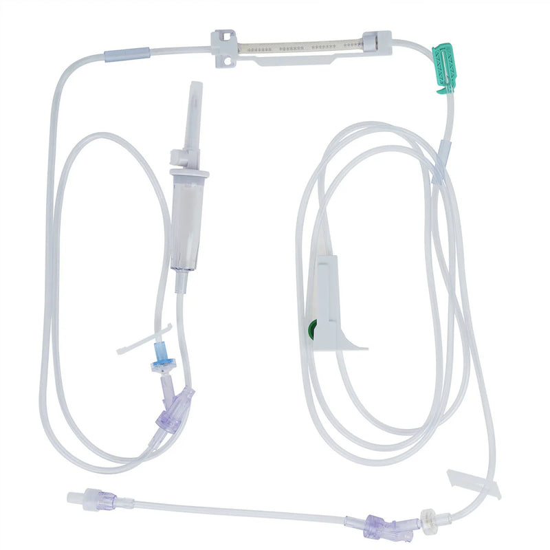 B. Braun Universal Pump IV Administration Set with CARESITE Needle-Free Connector, Case of 24 Medical Supplies