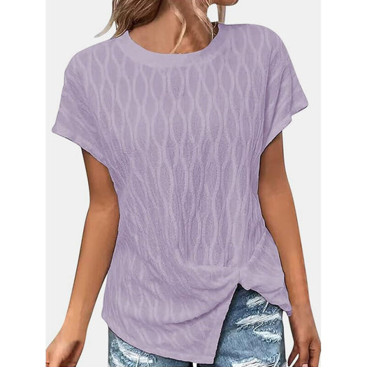 Round Neck Short Sleeve T-Shirt