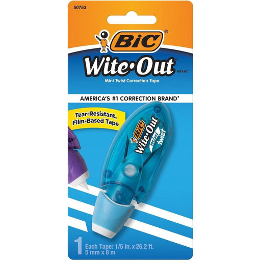 Wite-Out Wite-Out BIC Brand Mini Twist Correction Tape, White Correction Tapes
