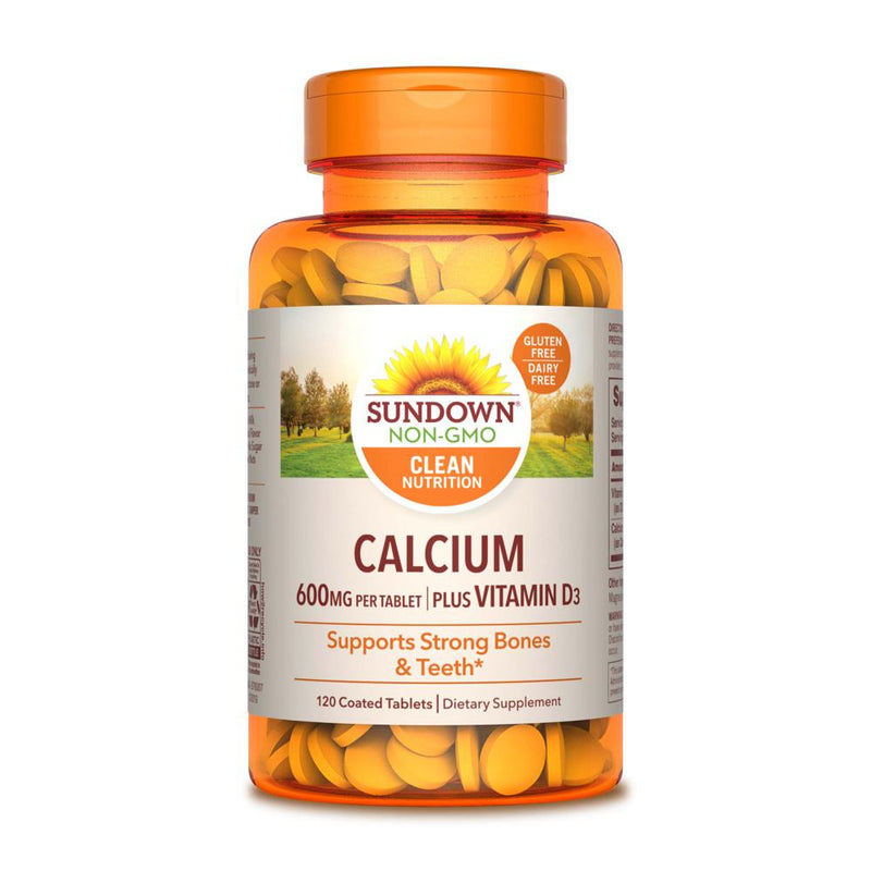 Sundown Naturals Sundown Naturals Calcium, Plus Vitamin D3, 600 Mg, Coated Tablets Vitamins & Supplements