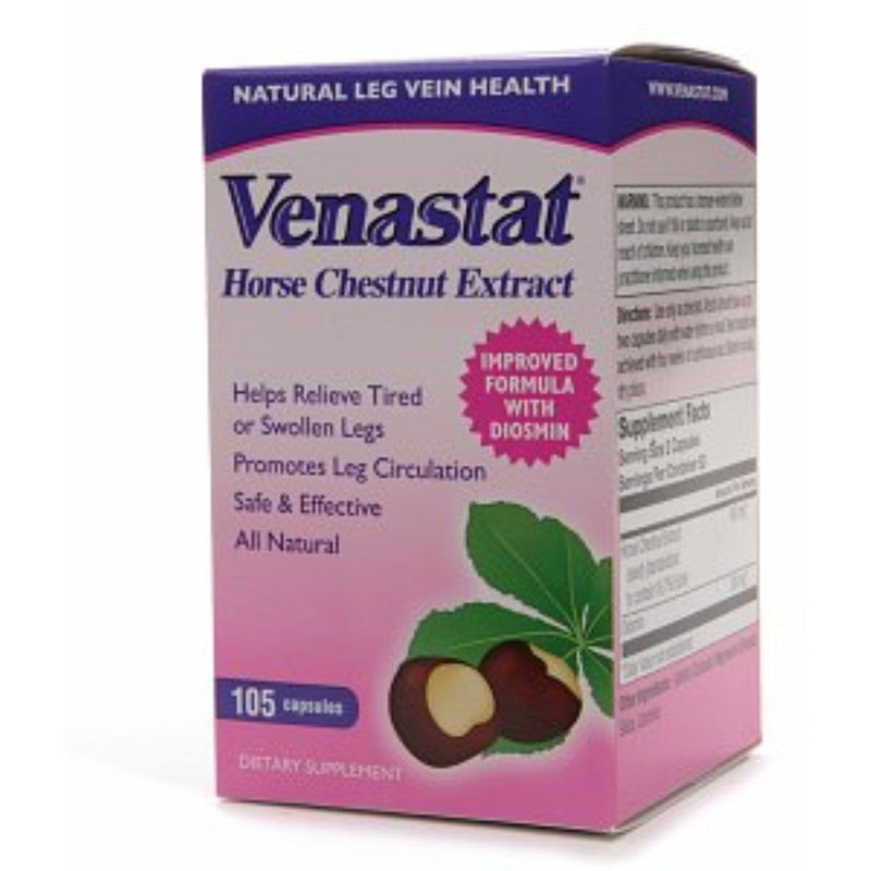 Venastat Venastat Capsules For Natural Leg Vein Health Vitamins & Supplements Dark Gray