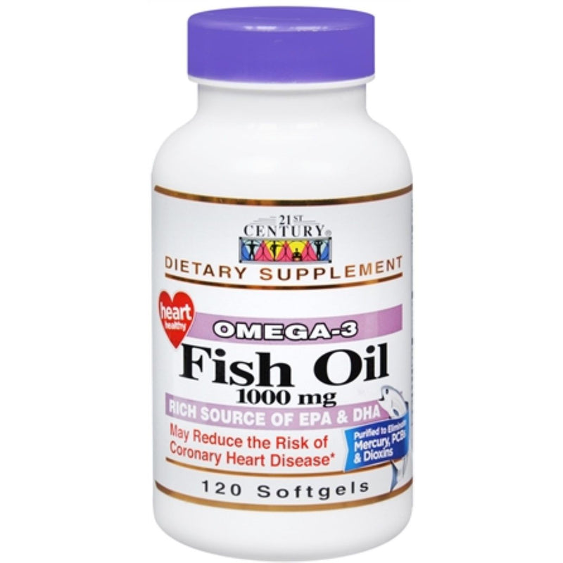 21st Century 21st Century Leo De Peixe 1000 Mg 120 C�psulas Health & Beauty