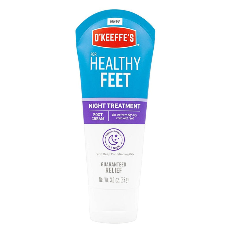 O'Keeffe's O'Keeffe's O'Keefe's Healthy Feet Night Treatment Foot Cream Lotion & Moisturizer