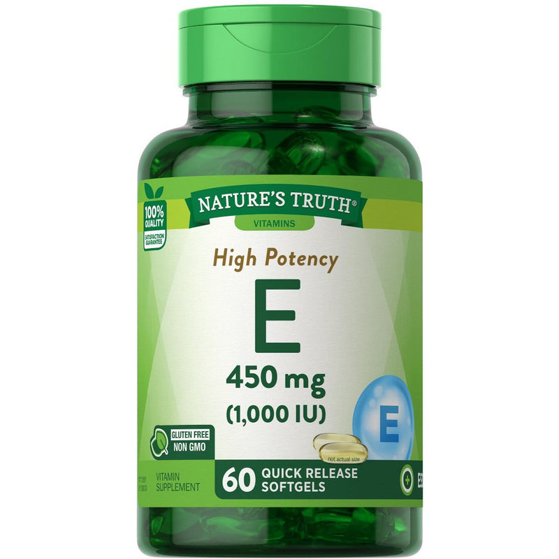 Nature's Truth Nature's Truth Vitamin E Capsules 1000 IU Vitamins & Supplements