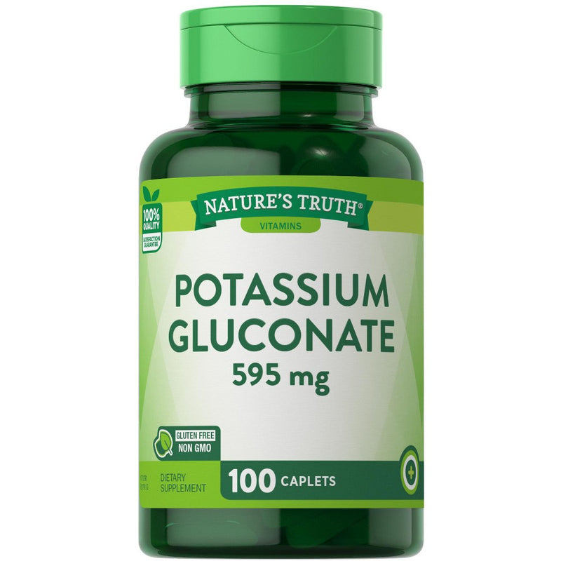 Nature's Truth Nature's Truth Potassium Gluconate, 595 Mg, Caplets Vitamins & Supplements