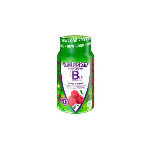 Vitafusion Vitafusion B-12 Energy Support Gummy Supplement Raspberry - 60ct Vitamins & Supplements