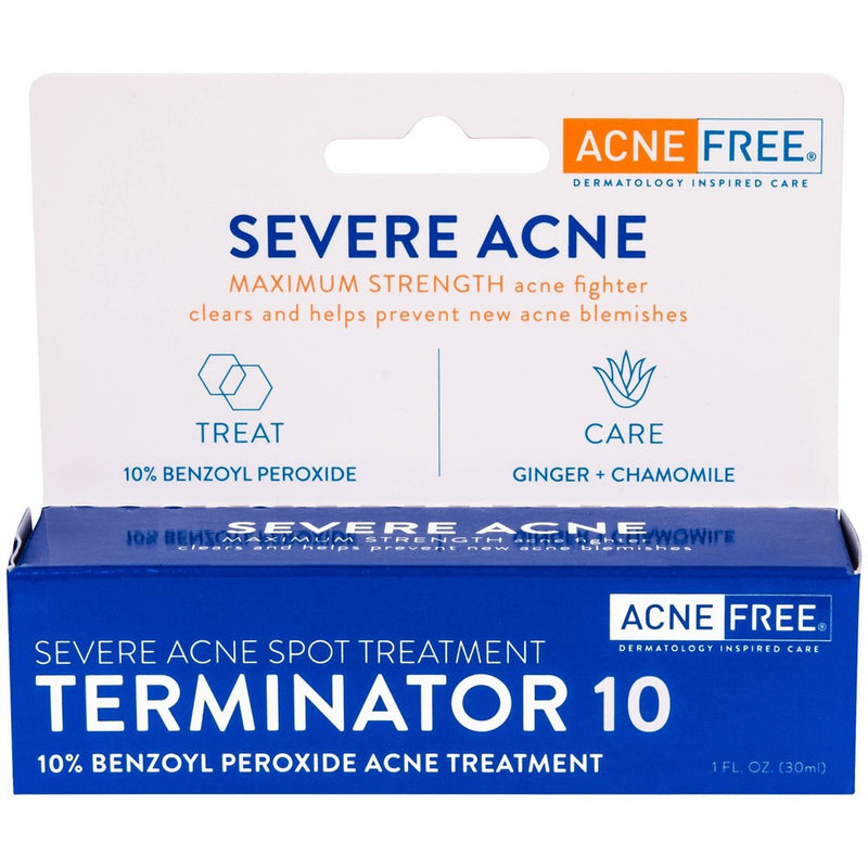 AcneFree AcneFree Severe Spot Treatment Terminator 10 With 10% Benzoyl Peroxide - 1 Fl Oz Skin Care